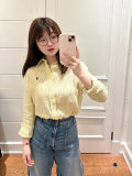 5A Women Classic Fit Striped Linen Shirt 2277
