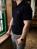 5A Unisex Cotton Classic Fit Short Sleeve Knit Polo Shirt 2274