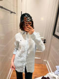 5A Women Classic Fit Striped Linen Shirt 2277
