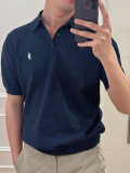 5A Unisex Cotton Classic Fit Short Sleeve Knit Polo Shirt 2274