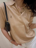 5A Unisex Cotton Classic Fit Short Sleeve Knit Polo Shirt 2274