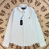 5A Women Classic Fit Striped Linen Shirt 2277