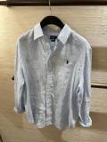 5A Women Classic Fit Striped Linen Shirt 2277