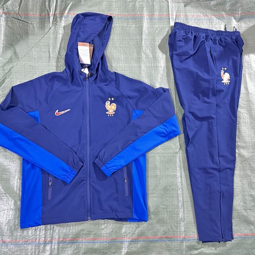 5A France 26~27 FIFA National Team Hooded Windbreaker Training Set