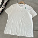 5A Women's Tennis Graphic T-Shirt Classic Crew Neck Short Sleeve Tee White