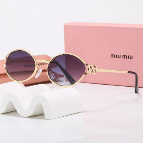5A Women's Oval Metal Sunglasses