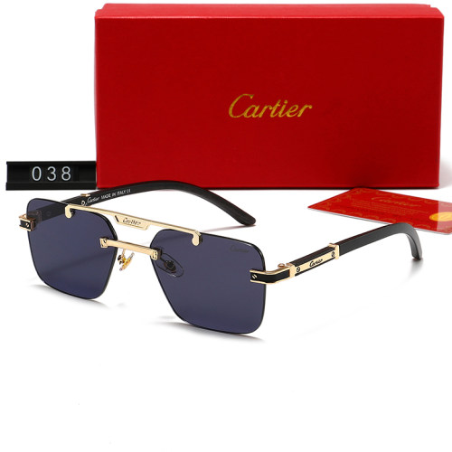 5A Rimless Square Sunglasses 038