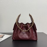 Original 25 Quilted Drawstring Hobo Shoulder Bag