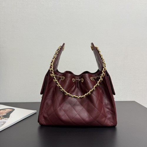 Original 25 Quilted Drawstring Hobo Shoulder Bag