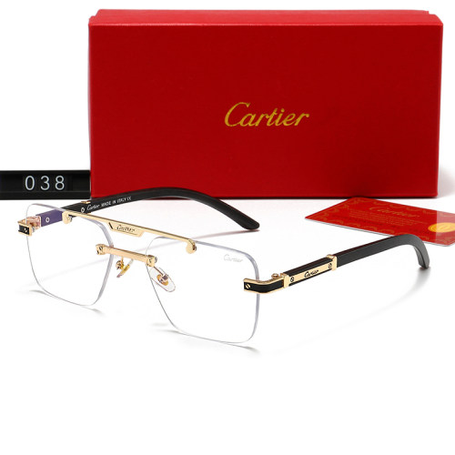 5A Rimless Square Sunglasses 038