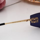 5A Aube Women's Rimless Sunglasses