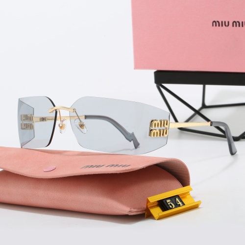 5A Aube Women's Rimless Shield Sunglasses