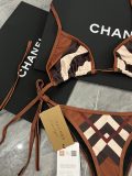 Women's Chevron Check Bikini Set