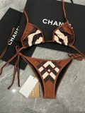 Women's Chevron Check Bikini Set