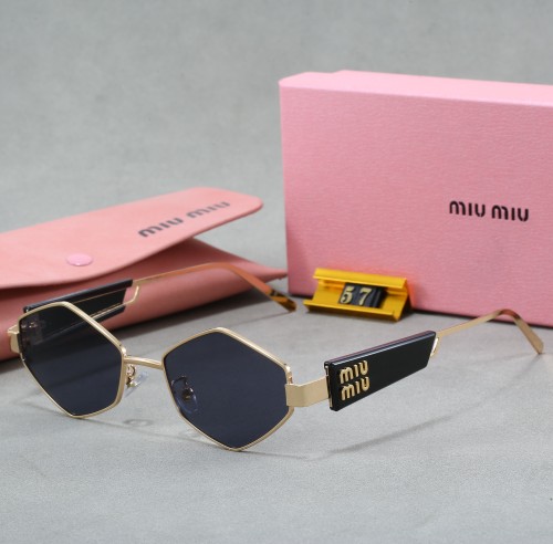 5A Women's Geometric Metal Sunglasses