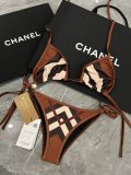 Women's Chevron Check Bikini Set