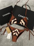 Women's Chevron Check Bikini Set