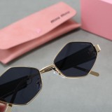 5A Women's Geometric Metal Sunglasses