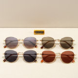 5A Collection Women Round Metal Sunglasses