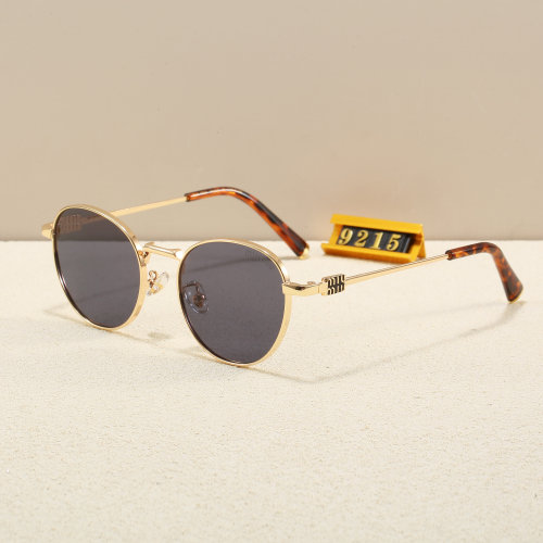 5A Collection Women Round Metal Sunglasses