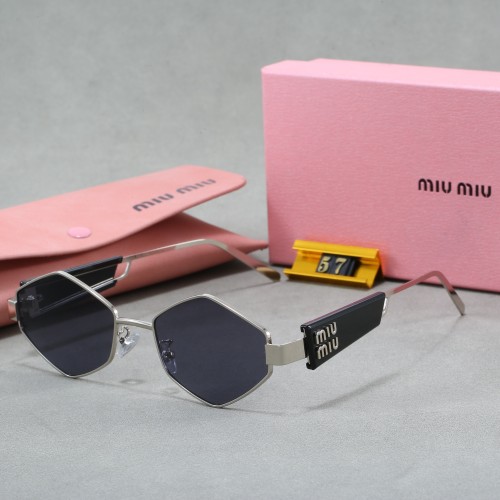 5A Women's Geometric Metal Sunglasses