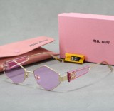 5A Women's Geometric Metal Sunglasses