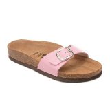 5A Madrid Big Buckle Slip-On Sandals