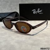 5A Retro Oval Polarized Sunglasses RB4472