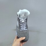 Mirror Air Jordan 5 Retro Wolf Grey Basketball Shoes