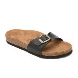 5A Madrid Big Buckle Slip-On Sandals