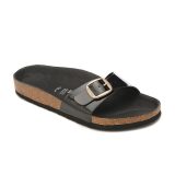 5A Madrid Big Buckle Slip-On Sandals