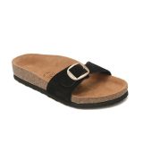 5A Madrid Big Buckle Slip-On Sandals