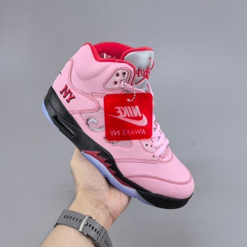Mirror Air Jordan 5 Arctic Pink Basketball Shoes