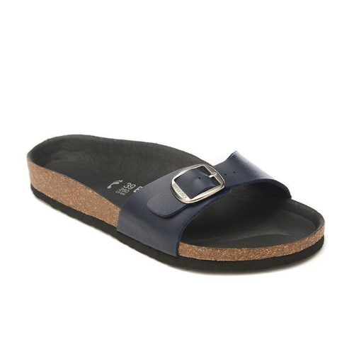 5A Madrid Big Buckle Slip-On Sandals