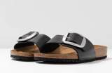 5A Madrid Big Buckle Slip-On Sandals
