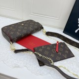 5A Pochette Félicie Monogram Canvas 3-in-1 Chain Bag Crossbody Clutch