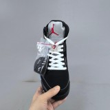 Mirror Air Jordan 5 Retro Black Metallic Reimagined Basketball Shoes