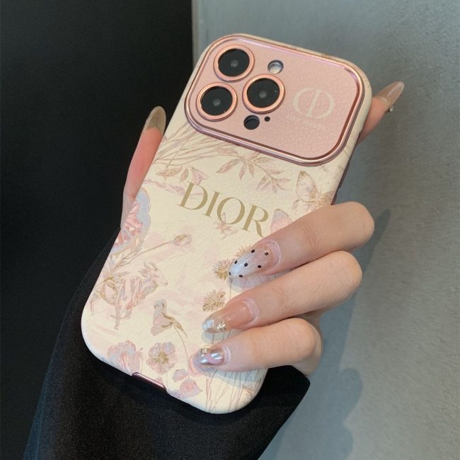 5A Printed Leather iPhone Case