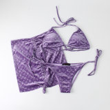 5A Women's Velvet Bikini Set