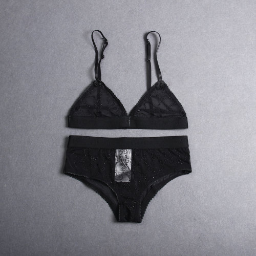 Women's Split Swimsuit Bikini Black GU668