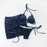 5A Women's Velvet Bikini Set
