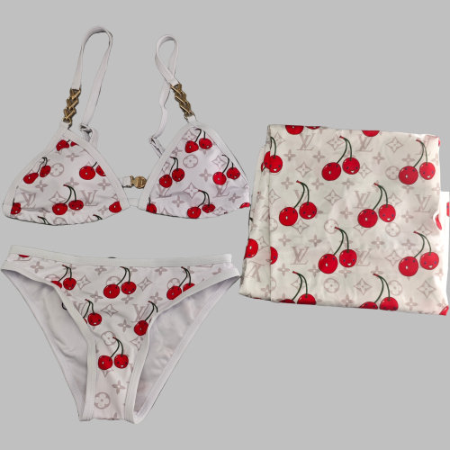 5A Women's Cherry Print Bikini Set