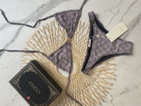adult women's split swimsuit bikini grey GU43