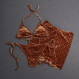 5A Women's Velvet Bikini Set
