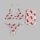 5A Women's Cherry Print Bikini Set