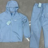 5A Tech Fleece Tracksuit Hooded Set Hooded Zip-Up Jacket Jogger Pants Set