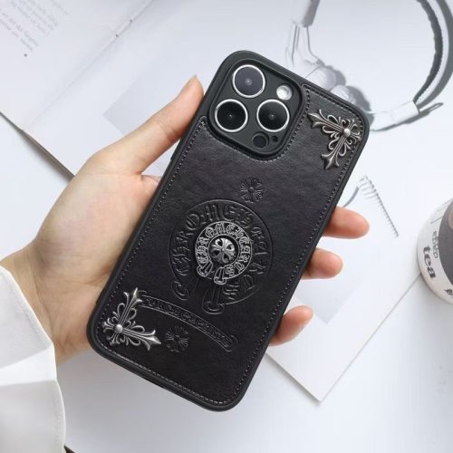 5A Leather Phone Case Black
