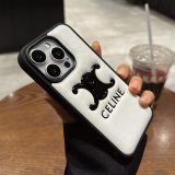 5A Leather Phone Case with 3D Embossed Logo
