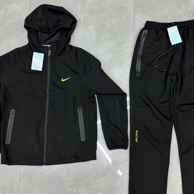 5A Tech Fleece Tracksuit Hooded Set Hooded Zip-Up Jacket Jogger Pants Set
