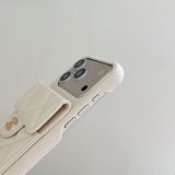 5A Quilted Leather Phone Case with Chain Strap
